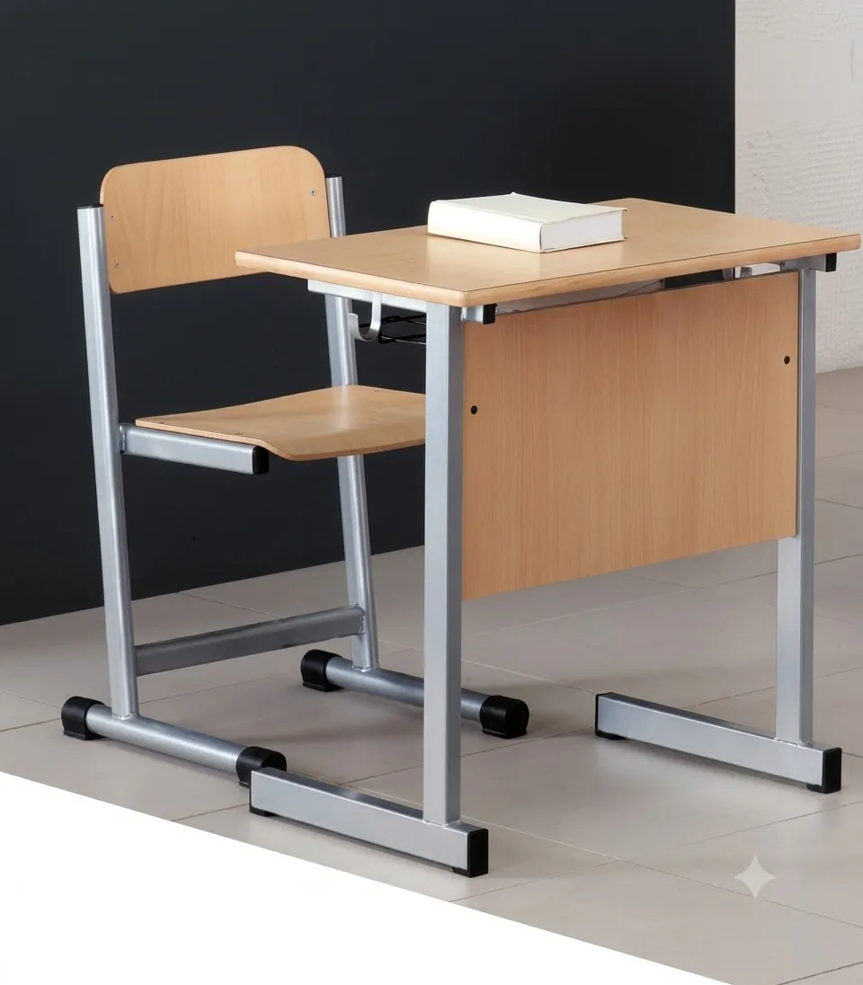 Teacher-Side Student Desk Set